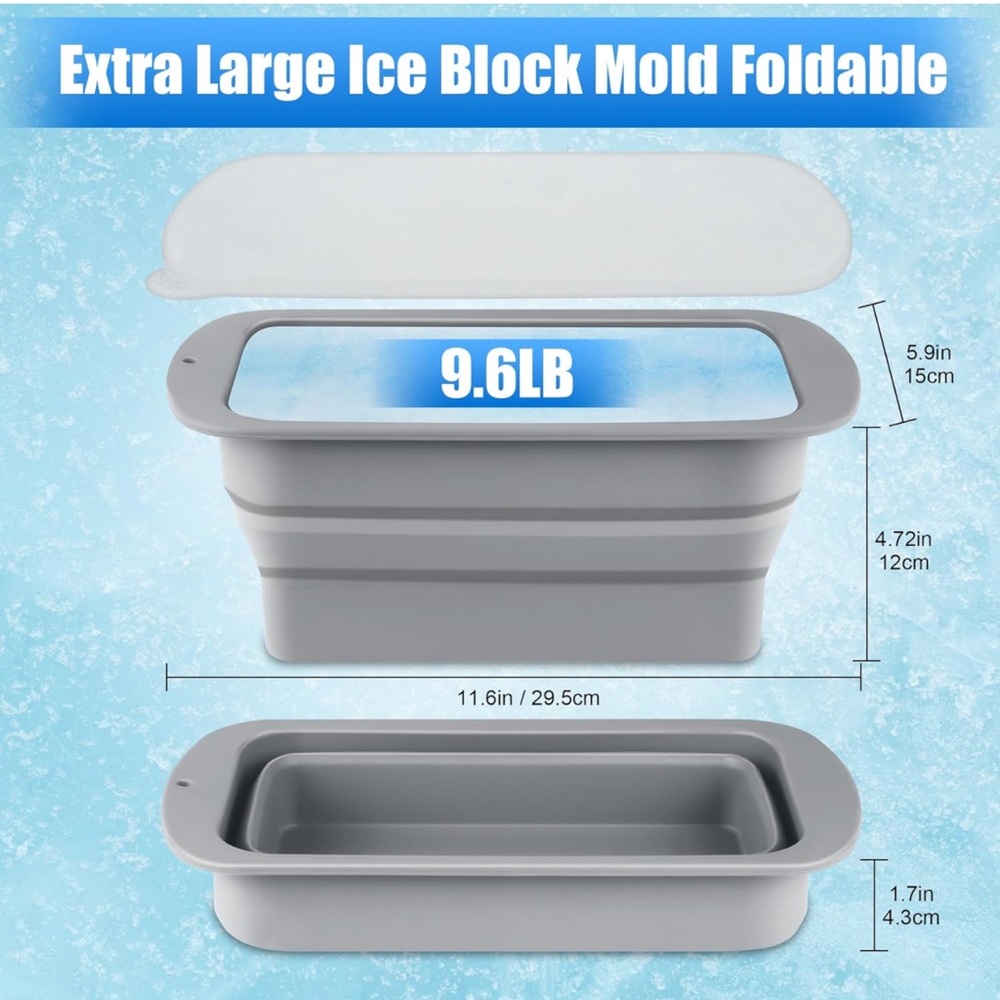 Extra Large Ice Block Mold - Picture 7 of 10